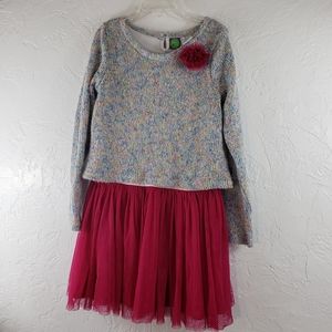 Dollies & Me Tutu Dress w/attached Knit Top, 10